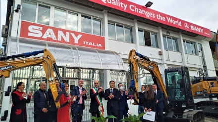 VENARIA - Nella Reale arriva Sany Italia, la più grande azienda produttrice di escavatori