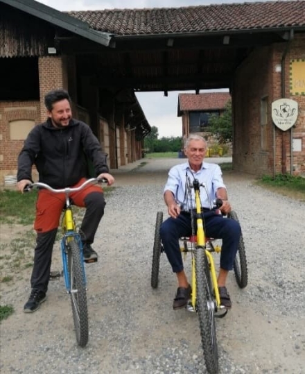 VENARIA - Al Parco della Mandria arrivano due handbike «solidali»