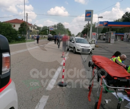 INCIDENTE A CAFASSE - Scontro auto-moto: tre feriti, gravi due ragazzi di CASELLE - FOTO