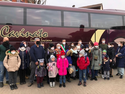 PIANEZZA - Accolti i primi 22 bambini e 4 mamme provenienti dall'Ucraina - FOTO