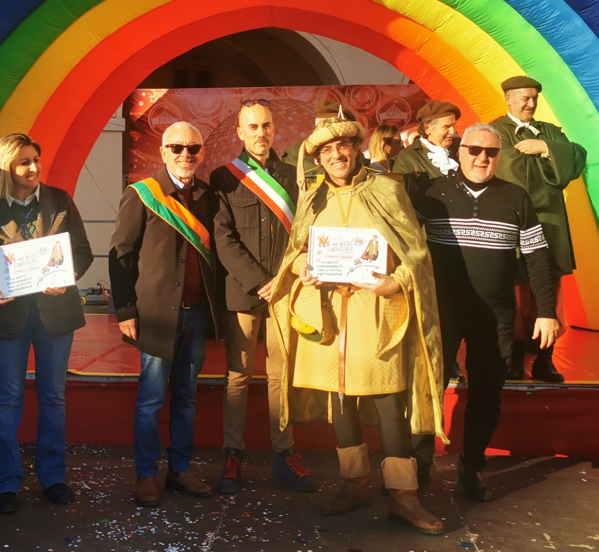 VENARIA - Musica, coriandoli e tanto divertimento: successo per il «Real Carnevale» - FOTO