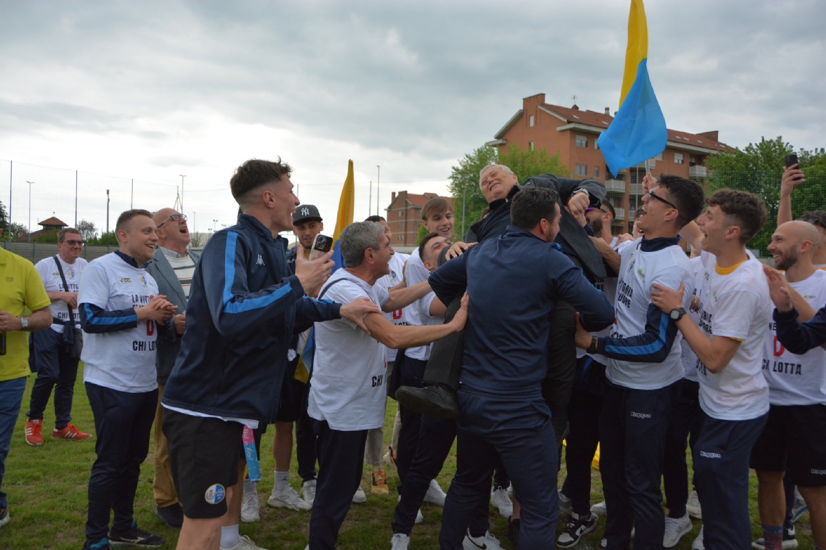 CALCIO - Un punto per la grande festa: IL BORGARO NOBIS E' IN SERIE D - LE FOTO