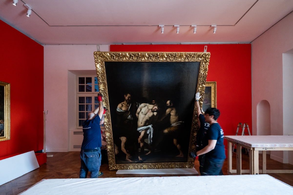 VENARIA - Alla Reggia in esposizione la «Flagellazione di Cristo» di Caravaggio - FOTO