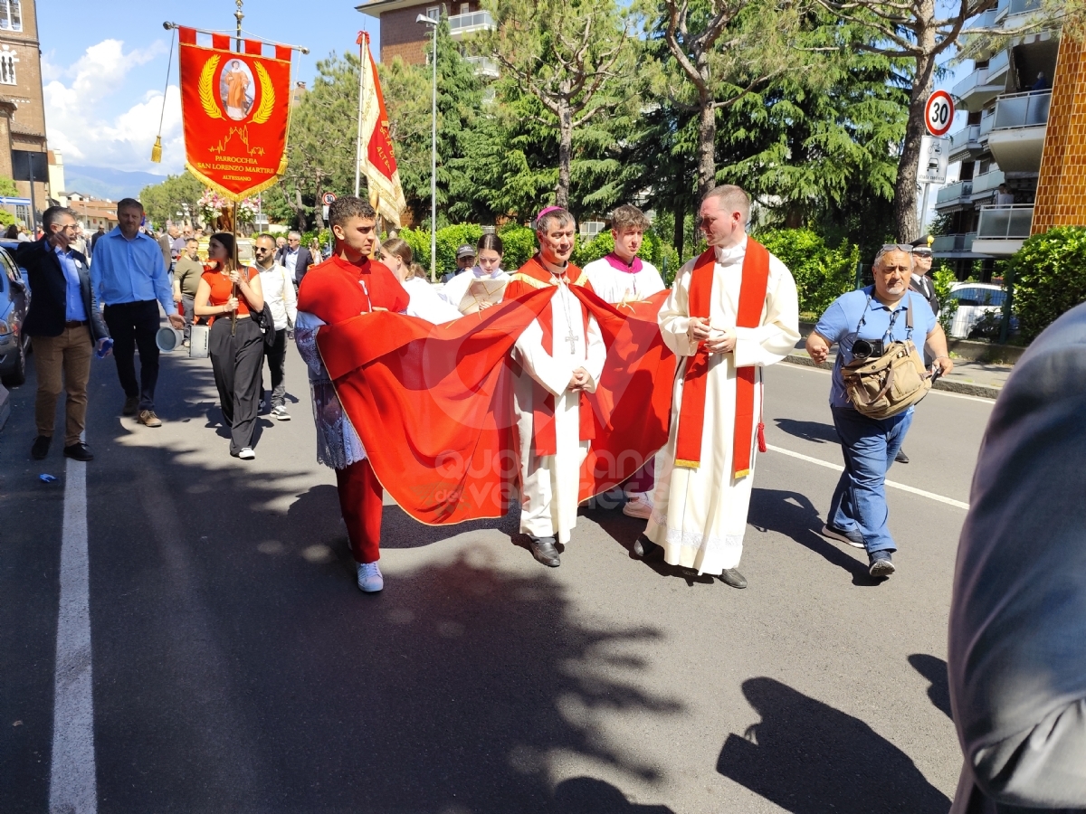 VENARIA - La Patronale dei Santi Marchese e Lorenzo caratterizzata dalla visita dell'Arcivescovo - FOTO