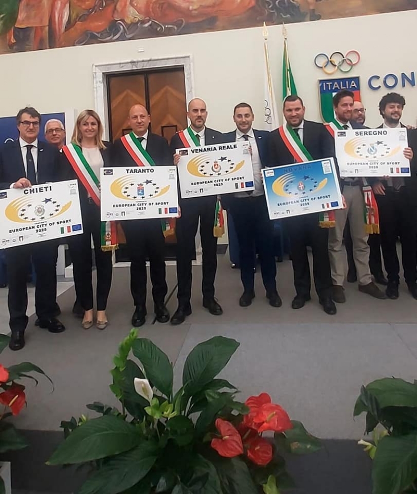 VENARIA si candida ad essere la «Città Europea dello Sport» per il 2025 - FOTO