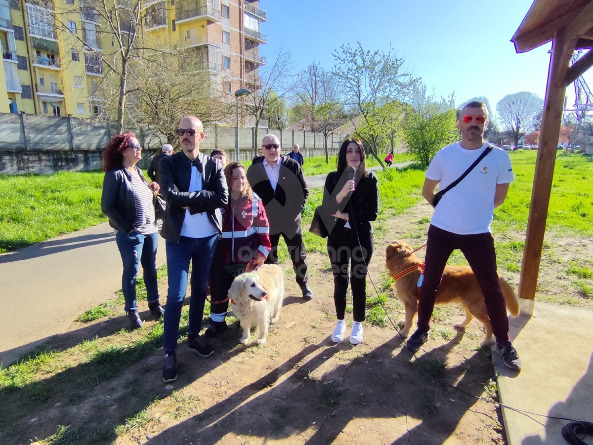 VENARIA - Inaugurate le nuove aree cani in città: «I proprietari devono raccogliere i bisogni» - FOTO