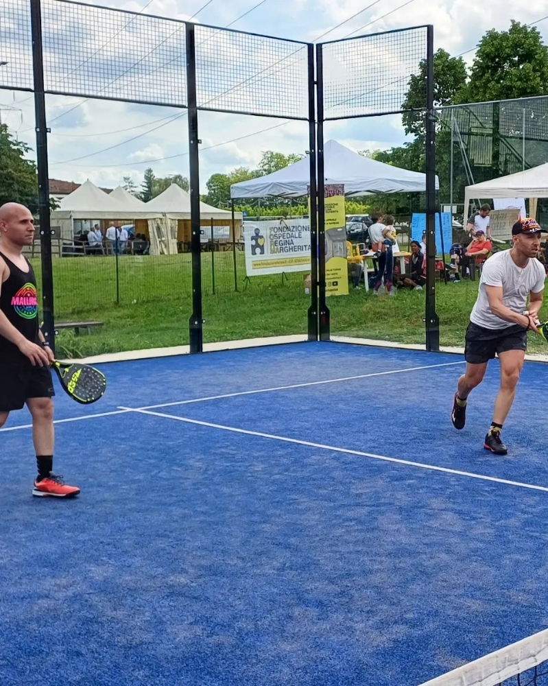 SAVONERA-SAN GILLIO - Associazione Savonera: alla «Bizzarria» padel e beach in favore del Regina Margherita - FOTO