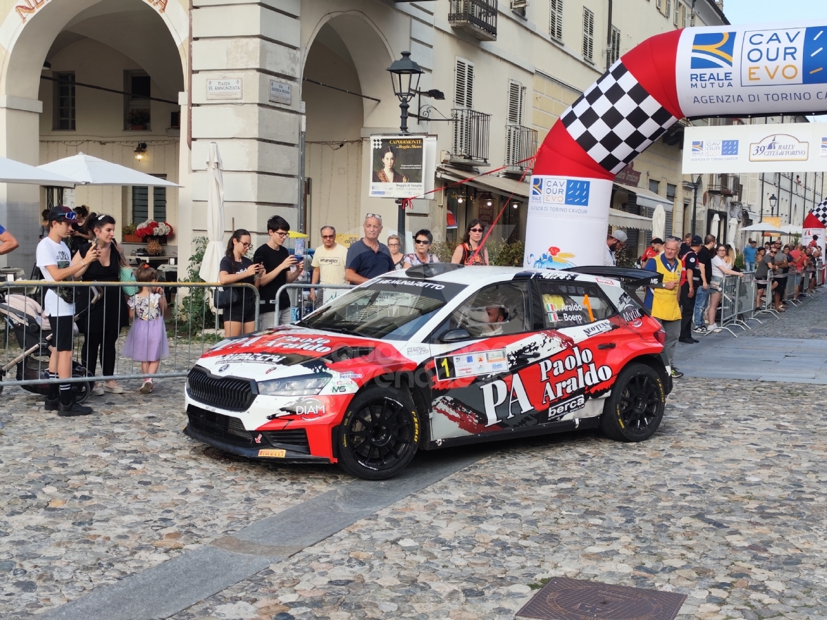 VENARIA - Jacopo Araldo e Lorena Boero hanno vinto il «Rally Città di Torino» - FOTO