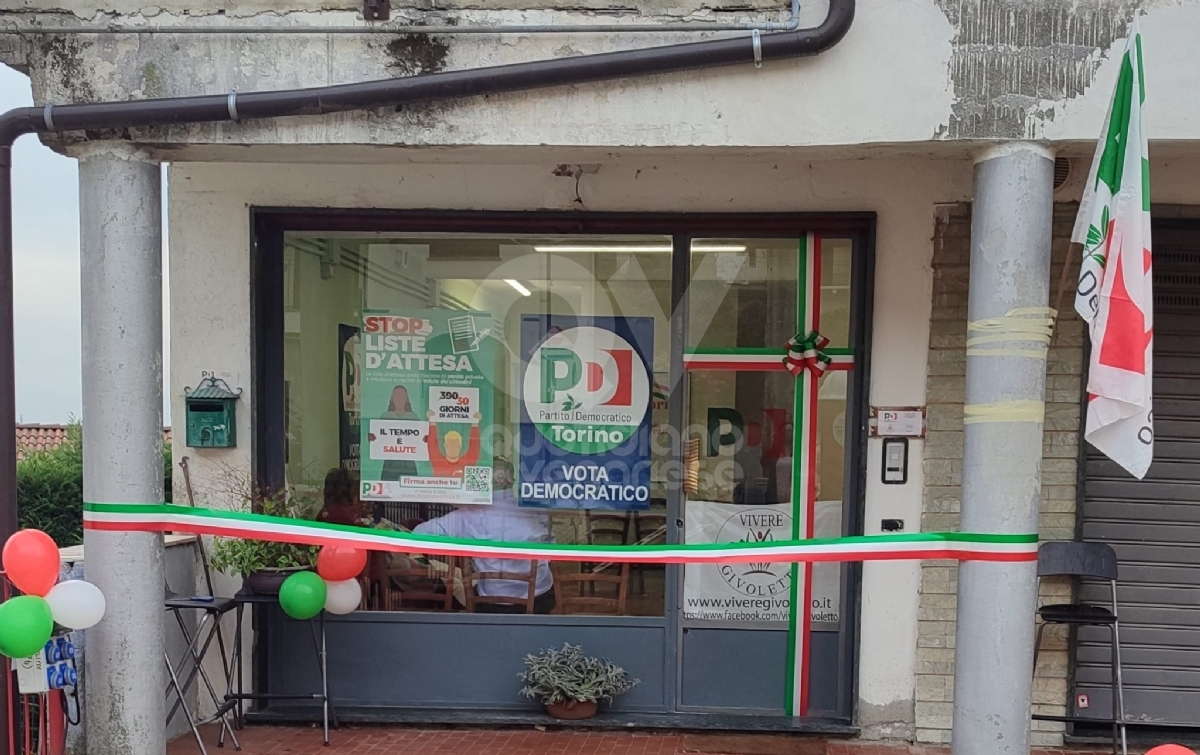 GIVOLETTO - Inaugurata la sede del Pd di Givoletto, La Cassa, San Gillio e Val della Torre - FOTO