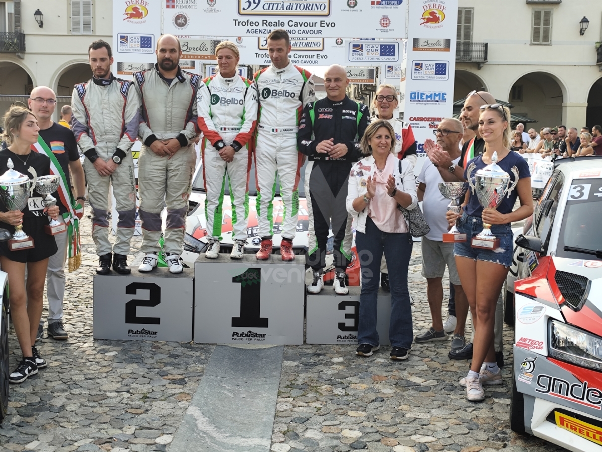 VENARIA - Jacopo Araldo e Lorena Boero hanno vinto il «Rally Città di Torino» - FOTO