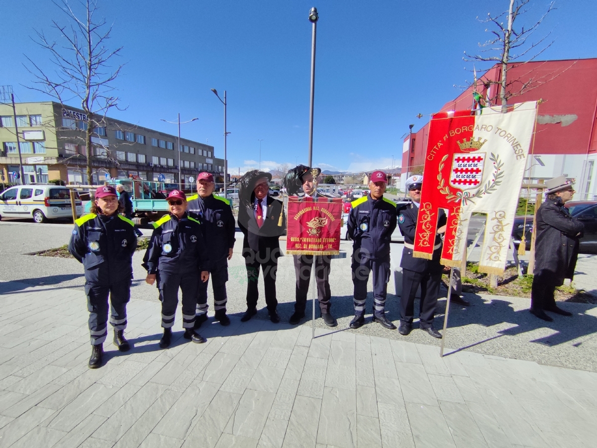 BORGARO - Nella «sua» via Lanzo, ecco piazza Vincenzo Barrea - FOTO E VIDEO