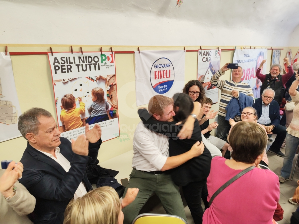 ELEZIONI RIVOLI - Con la vittoria si canta «Bella Ciao», Errigo: «Ballottaggio vergognoso per modi e toni...» - FOTO e VIDEO