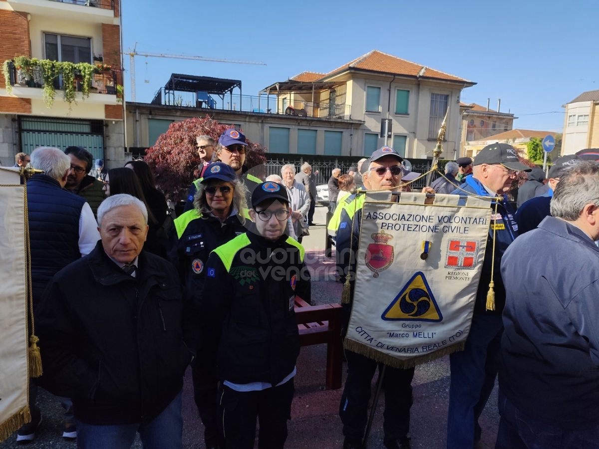 VENARIA - La Città ha celebrato il 25 Aprile, Festa di Liberazione - FOTO E VIDEO