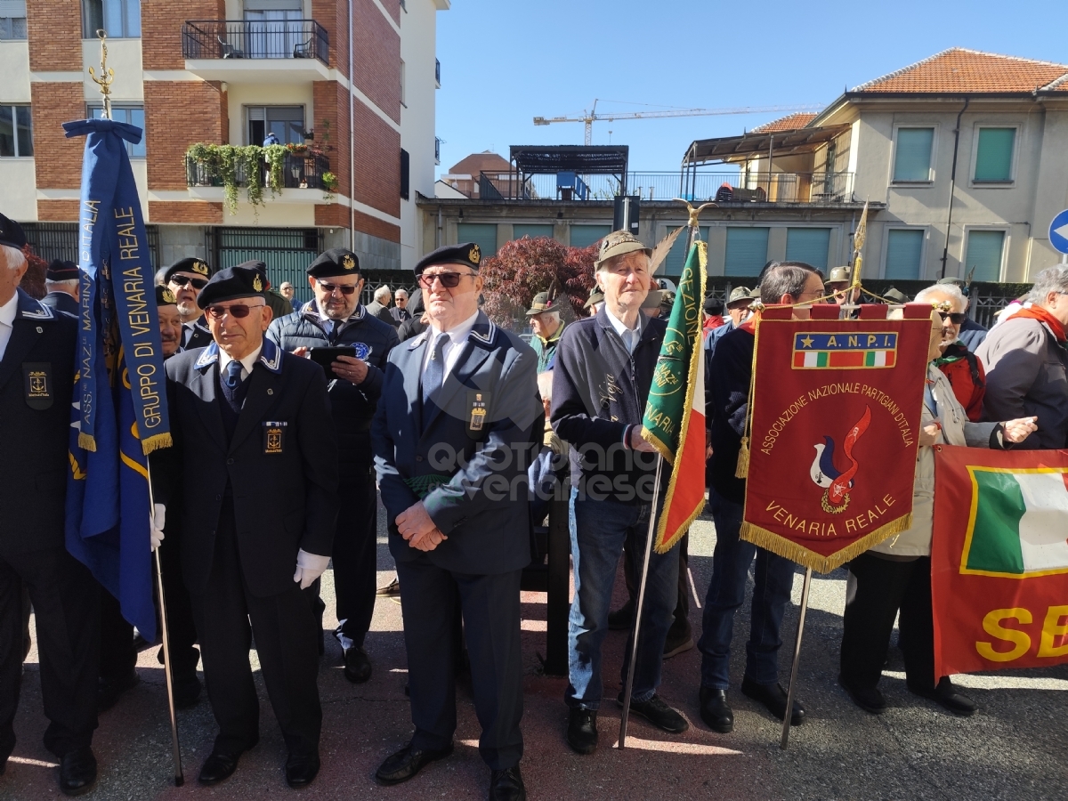 VENARIA - La Città ha celebrato il 25 Aprile, Festa di Liberazione - FOTO E VIDEO