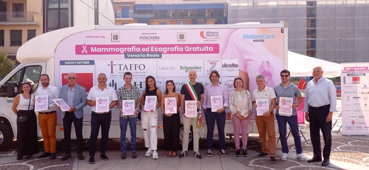 VENARIA - Successo per la giornata di diagnosi precoce e prevenzione del tumore al seno - FOTO