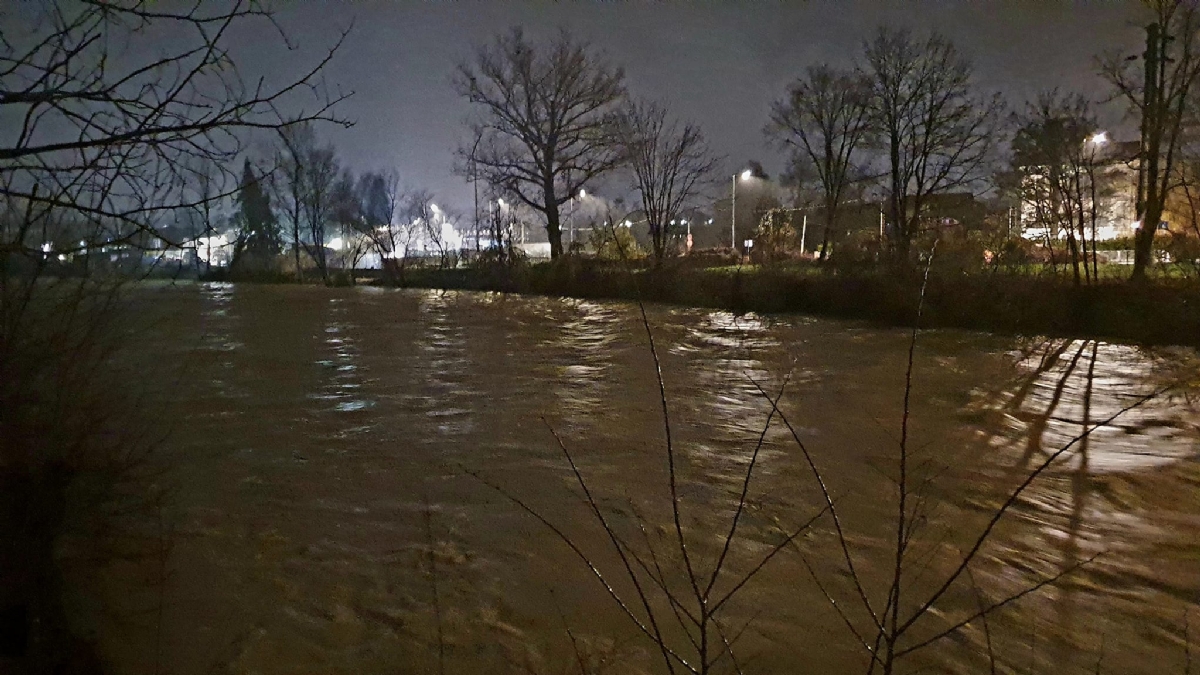 VENARIA - Maltempo: in attesa delle nuove perturbazioni, il Ceronda torna sotto pre soglia - FOTO