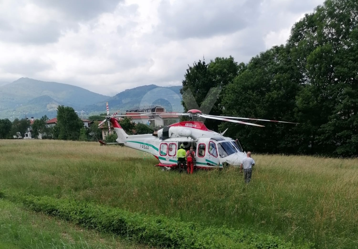 INCIDENTE A CAFASSE - Scontro auto-moto: tre feriti, gravi due ragazzi di CASELLE - FOTO