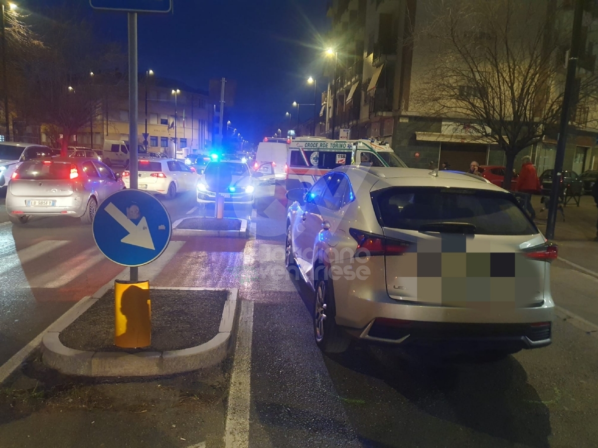 INCIDENTE A VENARIA - Pensionato investito da un'auto in corso Garibaldi - FOTO