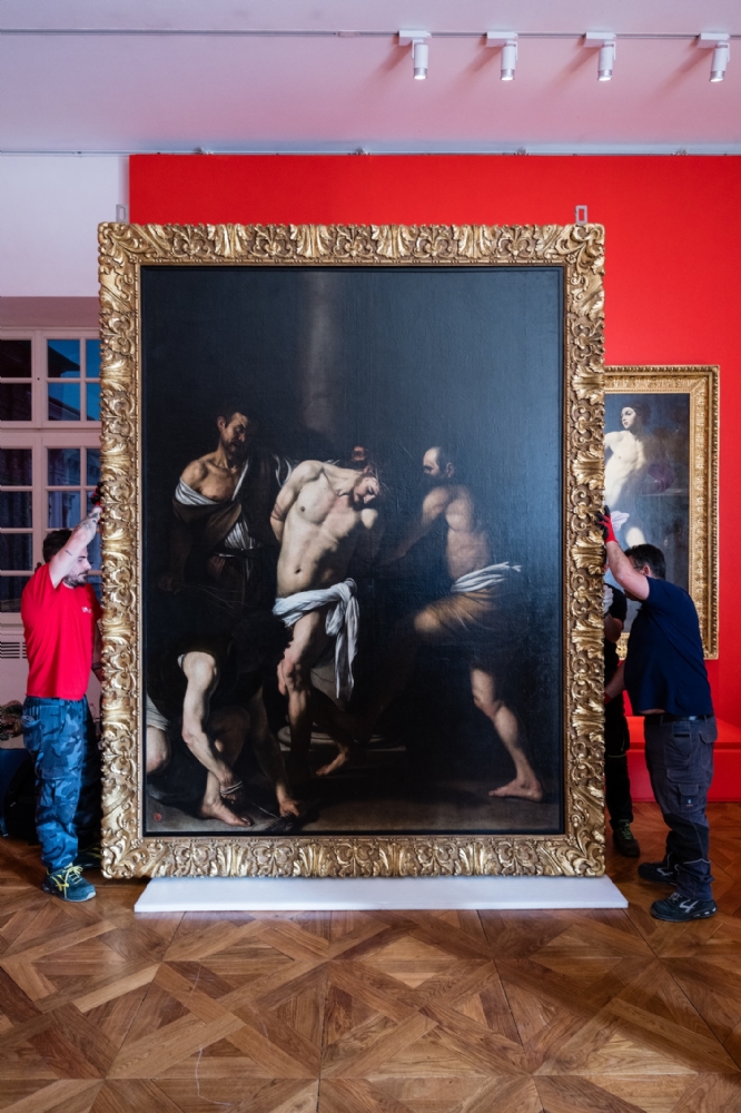 VENARIA - Alla Reggia in esposizione la «Flagellazione di Cristo» di Caravaggio - FOTO