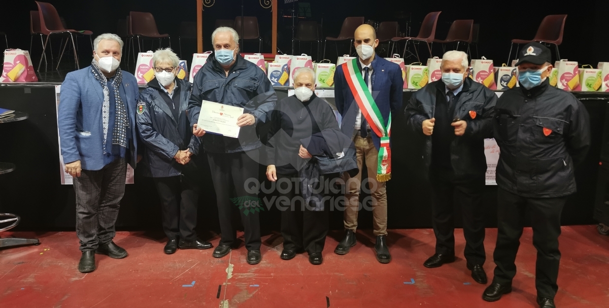 VENARIA - Premiate le associazioni che hanno dato una mano durante l'emergenza Covid - FOTO