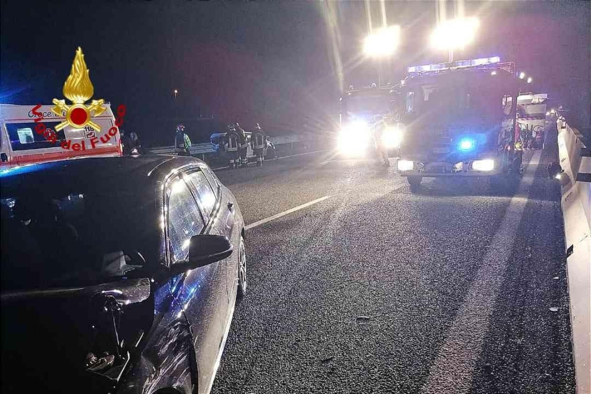 VARISELLA - INCIDENTE IN AUTOSTRADA: Ancora gravi le condizioni di ragazzino di 11 anni - FOTO