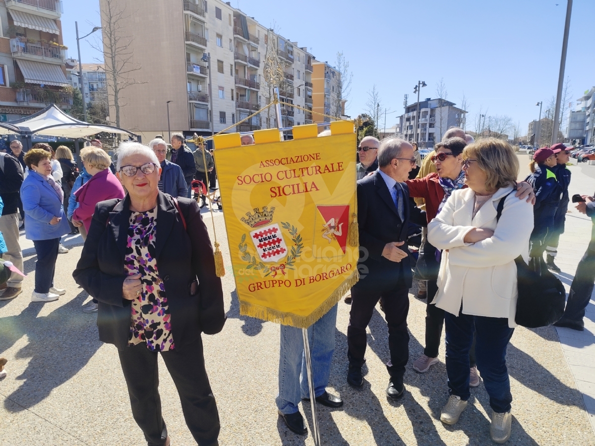 BORGARO - Nella «sua» via Lanzo, ecco piazza Vincenzo Barrea - FOTO E VIDEO