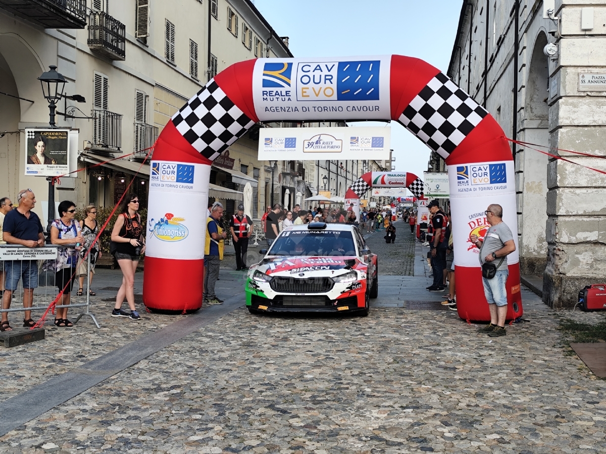 VENARIA - Jacopo Araldo e Lorena Boero hanno vinto il «Rally Città di Torino» - FOTO