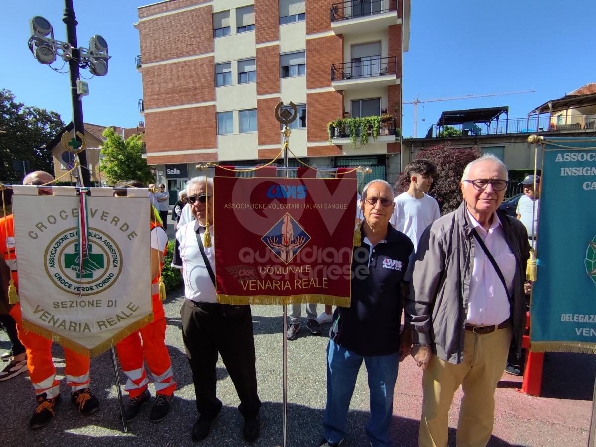 VENARIA - Celebrato il 2 Giugno, Festa della Repubblica: associazioni protagoniste - FOTO