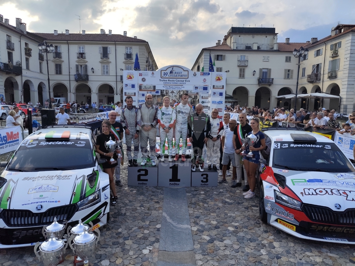 VENARIA - Jacopo Araldo e Lorena Boero hanno vinto il «Rally Città di Torino» - FOTO