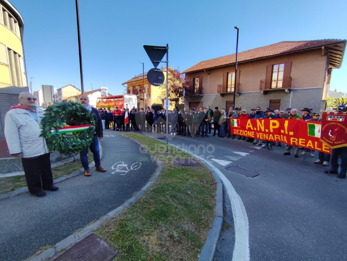 VENARIA - La Città ha celebrato il 25 Aprile, Festa di Liberazione - FOTO E VIDEO