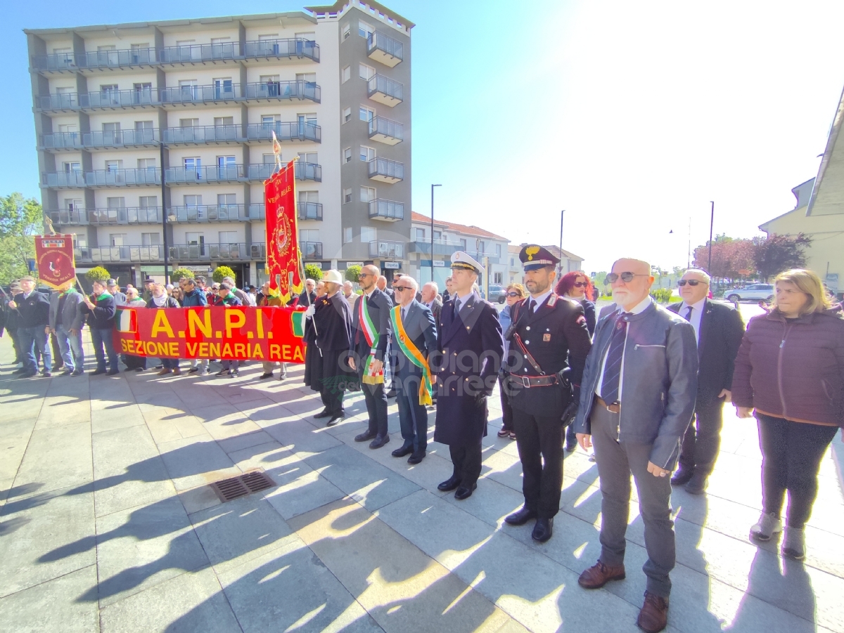 VENARIA - La Città ha celebrato il 25 Aprile, Festa di Liberazione - FOTO E VIDEO