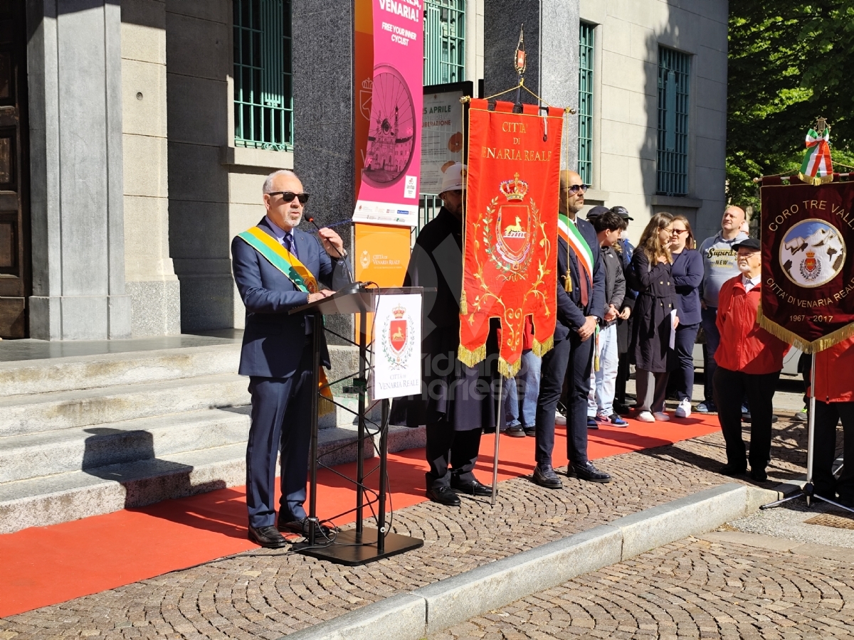 VENARIA - La Città ha celebrato il 25 Aprile, Festa di Liberazione - FOTO E VIDEO