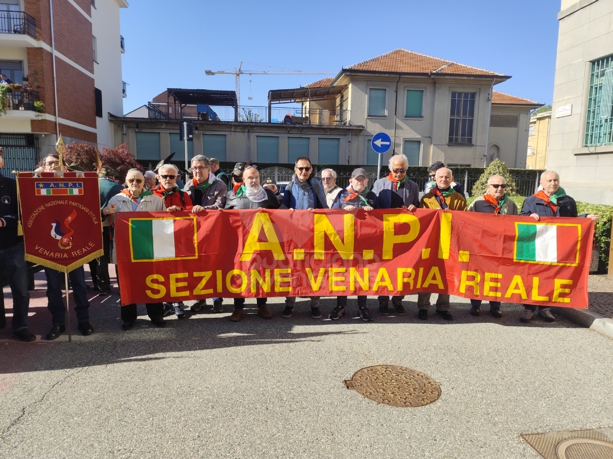 VENARIA - La Città ha celebrato il 25 Aprile, Festa di Liberazione - FOTO E VIDEO