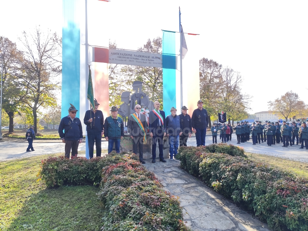 VENARIA - Celebrato il 4 Novembre, «Giornata dell'Unità Nazionale e delle Forze Armate» - FOTO