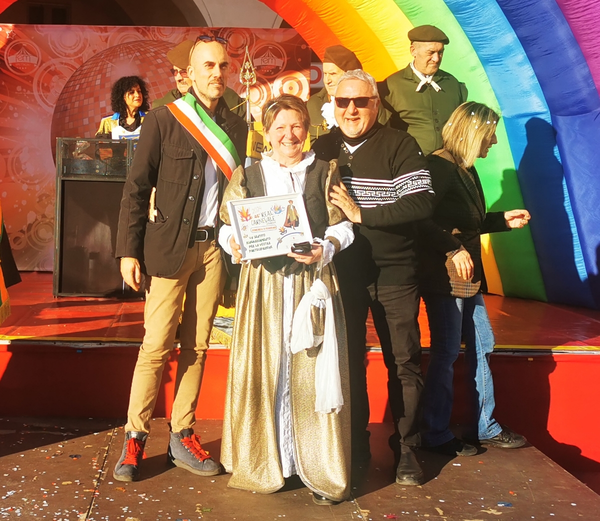 VENARIA - Musica, coriandoli e tanto divertimento: successo per il «Real Carnevale» - FOTO