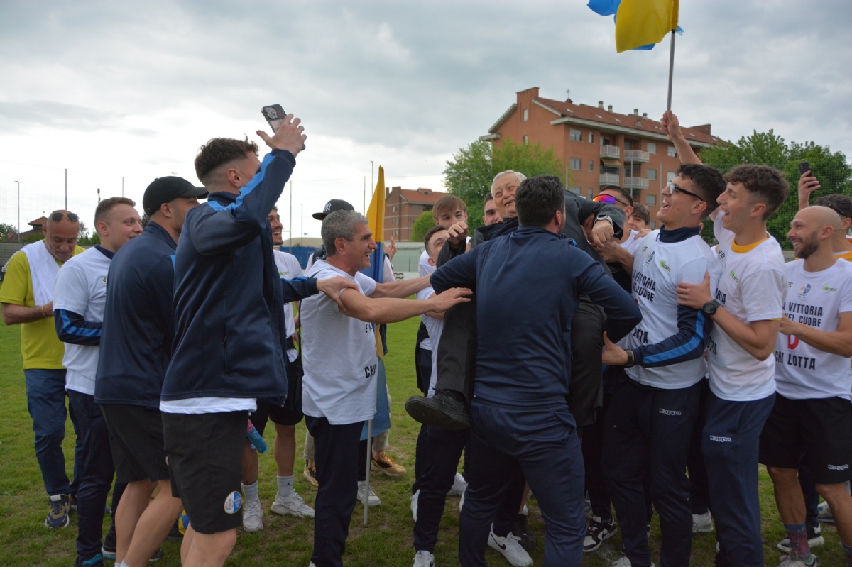 CALCIO - Un punto per la grande festa: IL BORGARO NOBIS E' IN SERIE D - LE FOTO