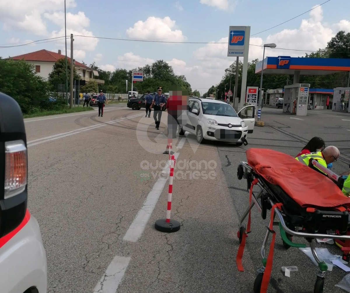 INCIDENTE A CAFASSE - Scontro auto-moto: tre feriti, gravi due ragazzi di CASELLE - FOTO