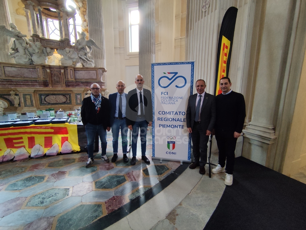 VENARIA - A Sant'Uberto il «Gran Galà del Ciclismo Piemontese»: premiati Leone e Del Mastro - FOTO