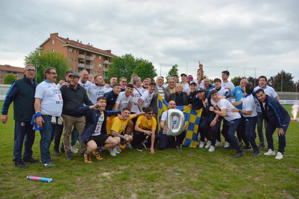 CALCIO - Un punto per la grande festa: IL BORGARO NOBIS E' IN SERIE D - LE FOTO