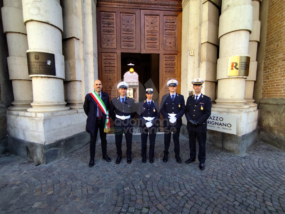 VENARIA - In Città tre nuovi agenti di Polizia Locale - FOTO