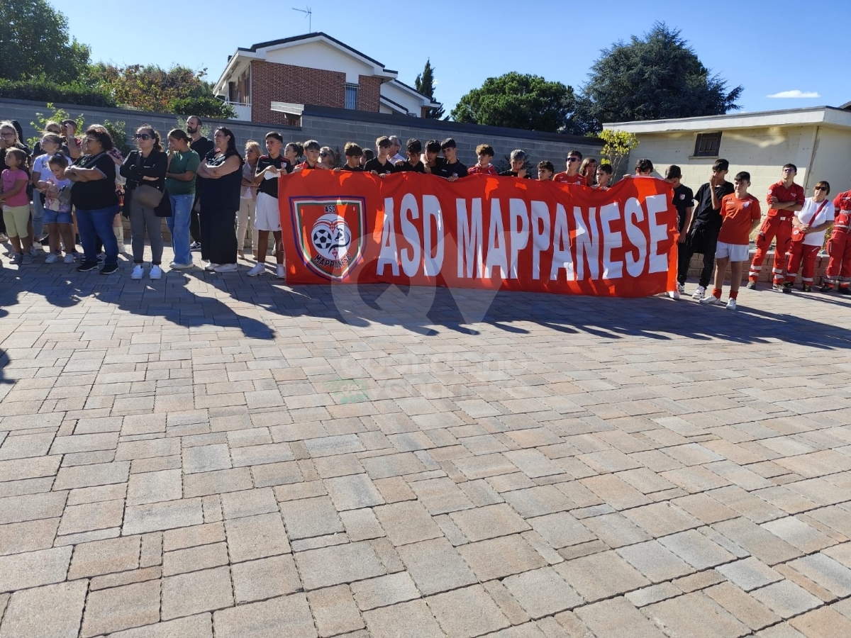 MAPPANO - Oltre 500 persone ai funerali del giovane Kayo, calciatore della Mappanese - FOTO