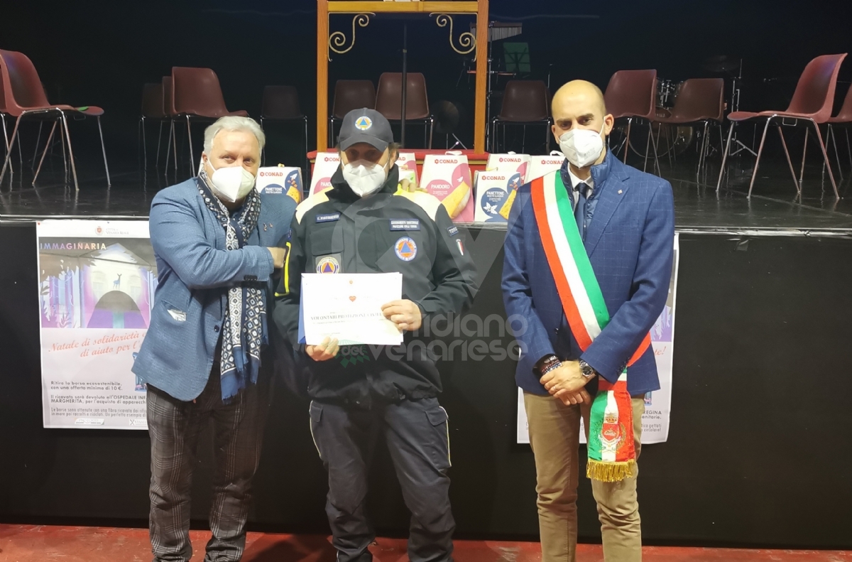 VENARIA - Premiate le associazioni che hanno dato una mano durante l'emergenza Covid - FOTO