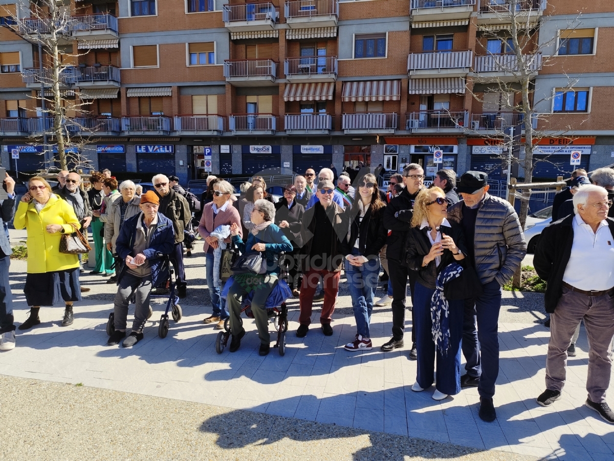 BORGARO - Nella «sua» via Lanzo, ecco piazza Vincenzo Barrea - FOTO E VIDEO