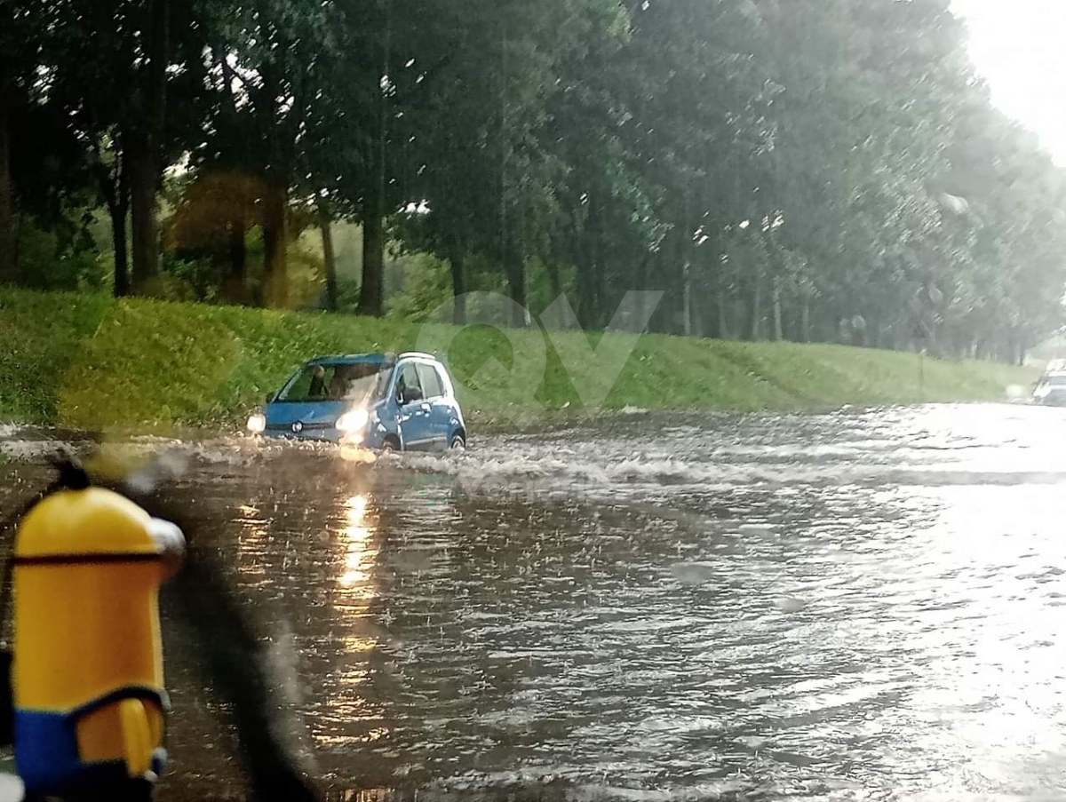 MALTEMPO IN ZONA OVEST - Violento temporale con grandine: strade allagate e alberi caduti - FOTO E VIDEO