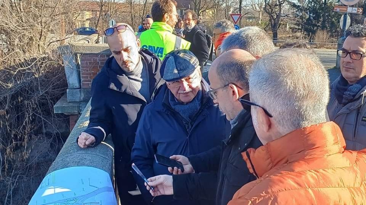 VENARIA - Consegnati i lavori per il nuovo ponte sul Ceronda: realizzato entro maggio 2025 - FOTO