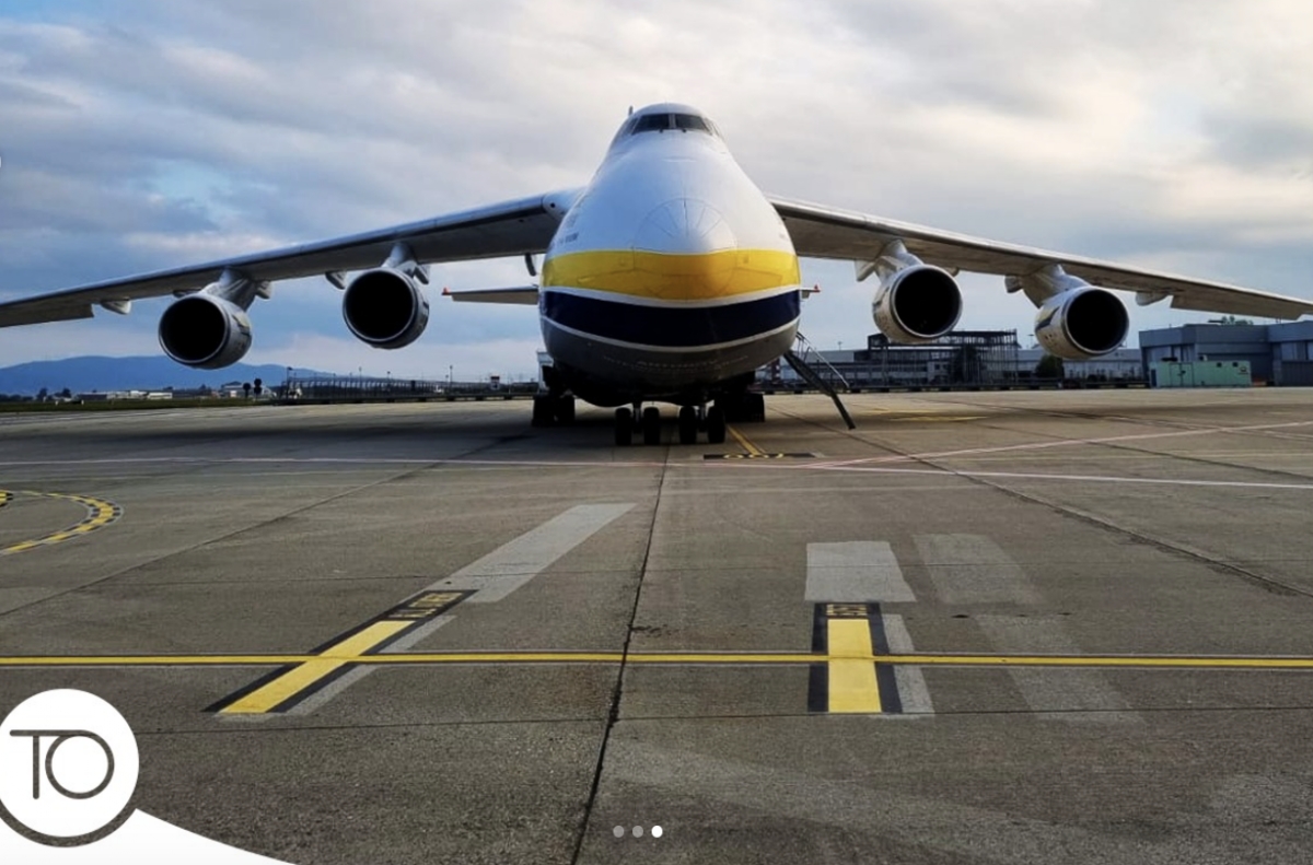 TORINO-CASELLE - Dopo tanto tempo, l'Antonov riatterra in aeroporto - FOTO E VIDEO