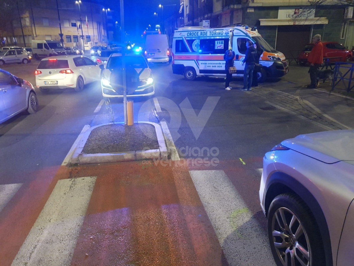 INCIDENTE A VENARIA - Pensionato investito da un'auto in corso Garibaldi - FOTO