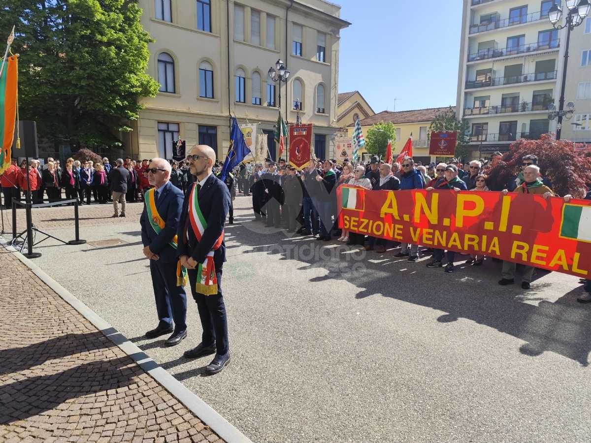 VENARIA - La Città ha celebrato il 25 Aprile, Festa di Liberazione - FOTO E VIDEO