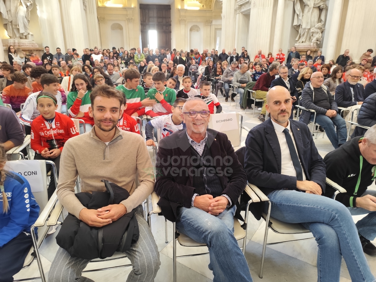 VENARIA - A Sant'Uberto il «Gran Galà del Ciclismo Piemontese»: premiati Leone e Del Mastro - FOTO