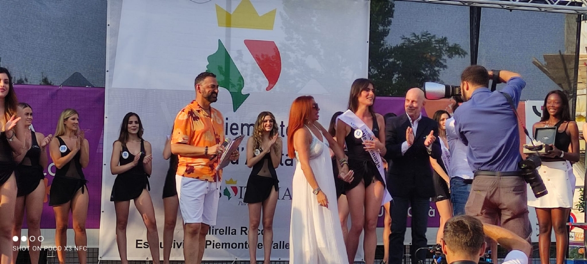 VENARIA - Successo straordinario per «Miss Italia»: Francesca Bergesio è «Miss Miluna Piemonte e Valle d’Aosta» - FOTO